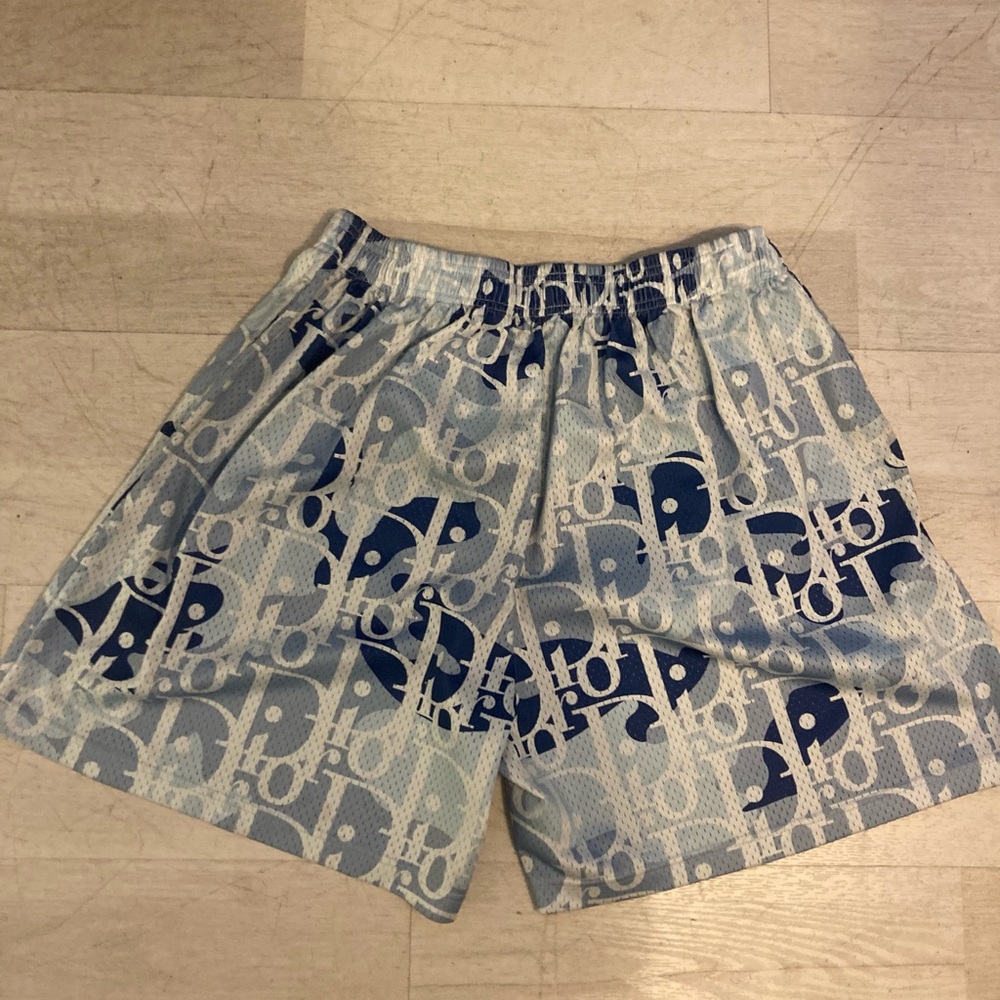 Dior Blue Monogram Shorts
